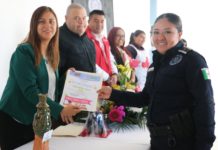 Entregan reconocimientos a mujeres destacadas de Seguridad Pública, Protección Civil, Cruz Roja y Bomberos
