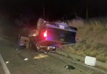 Vuelca camioneta en la San Felipe – Villa de Reyes