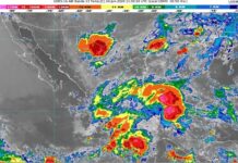 En el noreste, oriente, occidente, sur y sureste de México se prevén lluvias intensas