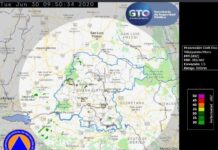 Continuarán las lluvias acompañadas de descargas eléctricas y granizadas para el estado de Guanajuato