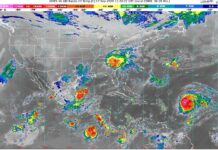 Se pronostican lluvias torrenciales con descargas eléctricas, granizo y rachas fuertes de viento para Puebla y Veracruz
