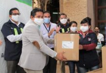 Se realizó la recepción y entrega de donación de 10 mil cubrebocas por la empresa Lear Corporation