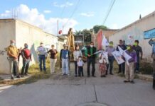 Inicia pavimentación en la calle Rubén Darío de cabecera municipal
