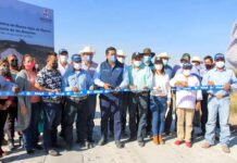 Gobernador Diego Sinhue Rodríguez Vallejo inaugura camino rural de la comunidad Nuevo Valle de Moreno a San Antonio de las Alazanas