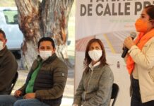 Se inaugura pavimentación de calle principal en Puerto de Sandoval
