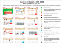 Publica SEP Calendario Escolar 2021-2022 para Educación Básica