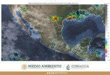 Lluvias muy fuertes y posibilidad de torbellinos o tornados se prevén para hoy en el noreste de México