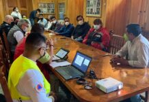 Sesiona Consejo Municipal de Protección Civil de San Felipe luego de los sismos registrados en el municipio