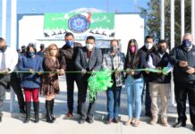 Inauguración de primera etapa de muro perimetral y entrega de patrullas para Seguridad Pública