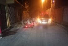 Impactan camioneta y cuatrimoto en colonia la Joya