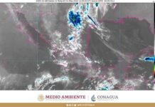 Lluvias fuertes con posible granizo se pronostican para Chiapas, Chihuahua, Coahuila, Durango, Oaxaca, Tabasco y Veracruz
