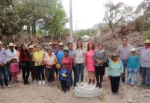 Autoridades Municipales visitan obra de Construcción de drenaje sanitario y planta de tratamiento de aguas residuales en la localidad de Buenavista del Cubo