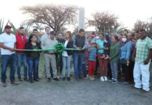 Inauguración de ampliación de distribución eléctrica en la comunidad Santa María de Guadalupe