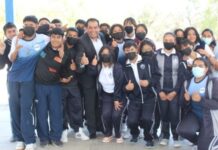 Avanza programa Jugamos Todos, Ganamos Juntos con la pinta de patios didácticos en escuelas