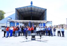 Entrega SDAyR dron para agricultores de Villagrán