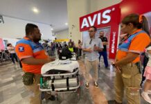 Trasladan de Estados Unidos a Guanajuato en ambulancia aérea a migrante lesionado