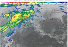 Se prevé ambiente de cálido a caluroso en el transcurso del día sobre la mayor parte de México