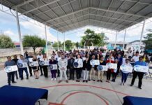 SSG entregó insignias Planet Youth en Ocampo y San Felipe