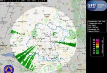 Se pronostica cielo nublado con lluvias puntuales muy fuertes, para el estado de Guanajuato