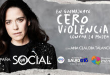 SSG presenta a la actriz Ana Claudia Talancón como vocera de la campaña Cero Violencia Contra la Mujer