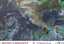 Continuarán las lluvias de fuertes a muy fuertes en entidades del norte, occidente, centro, sureste y la península de Yucatán