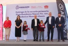 Inauguran Fundación Nissan y Gobierno de la Gente, la Primaria Federico Montes Alanís en San Miguel de Allende