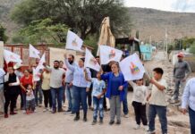 Arranca pavimentación con empedrado en Calle Salinas de Gortari (Segunda Etapa), en Estación Chirimoya