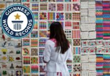 Bordadoras de Guanajuato se suman a Récord Guinness en la exposición de bordado más grande del mundo